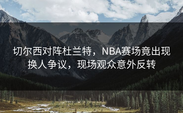 切尔西对阵杜兰特，NBA赛场竟出现换人争议，现场观众意外反转